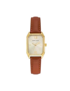 Meilleures ventes Anne Klein Octagonal Shaped Cuir Brides Watch   | JCO-5623936